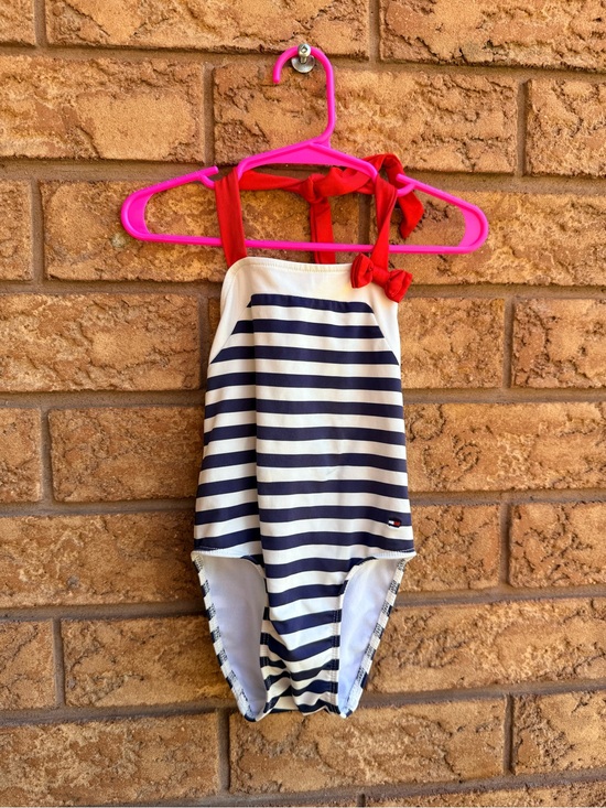 Tommy Hilfiger Other - 💫4/$25 • Tommy Hilfiger Nautical Stripe One-Piece Halter Swimsuit